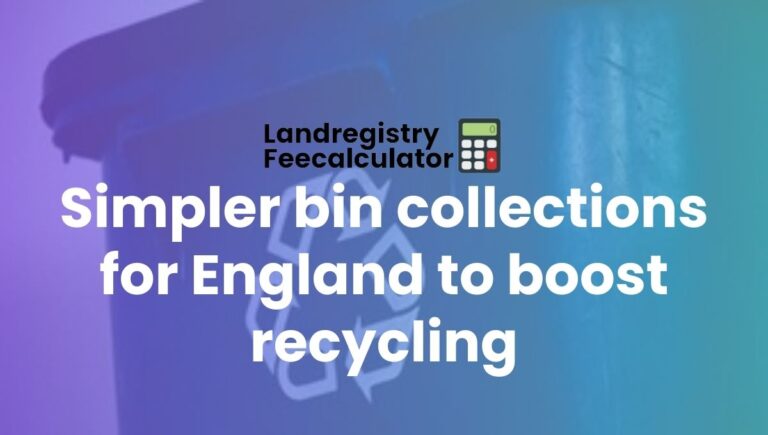 Simpler bin collections for England to boost recycling