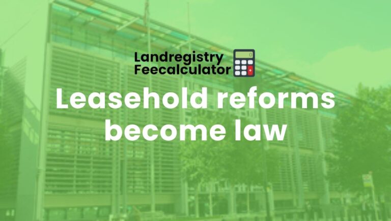 Leasehold reforms become law