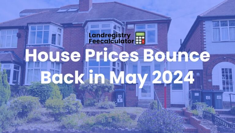 Uk House Prices bounce back